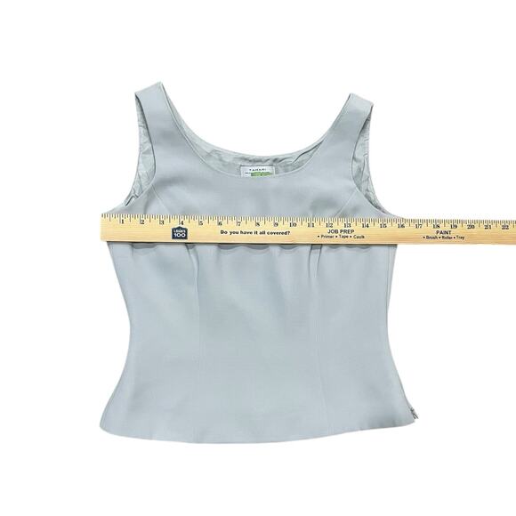 Tahari Arthur S. Levine Pant Suit 3 Piece Set Grayish Mint Green 2P 2 Petite EUC - Picture 11 of 16